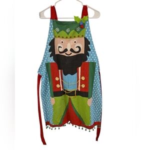 PIER 1 IMPORTS CHRISTMAS NUTCRACKER APRON.